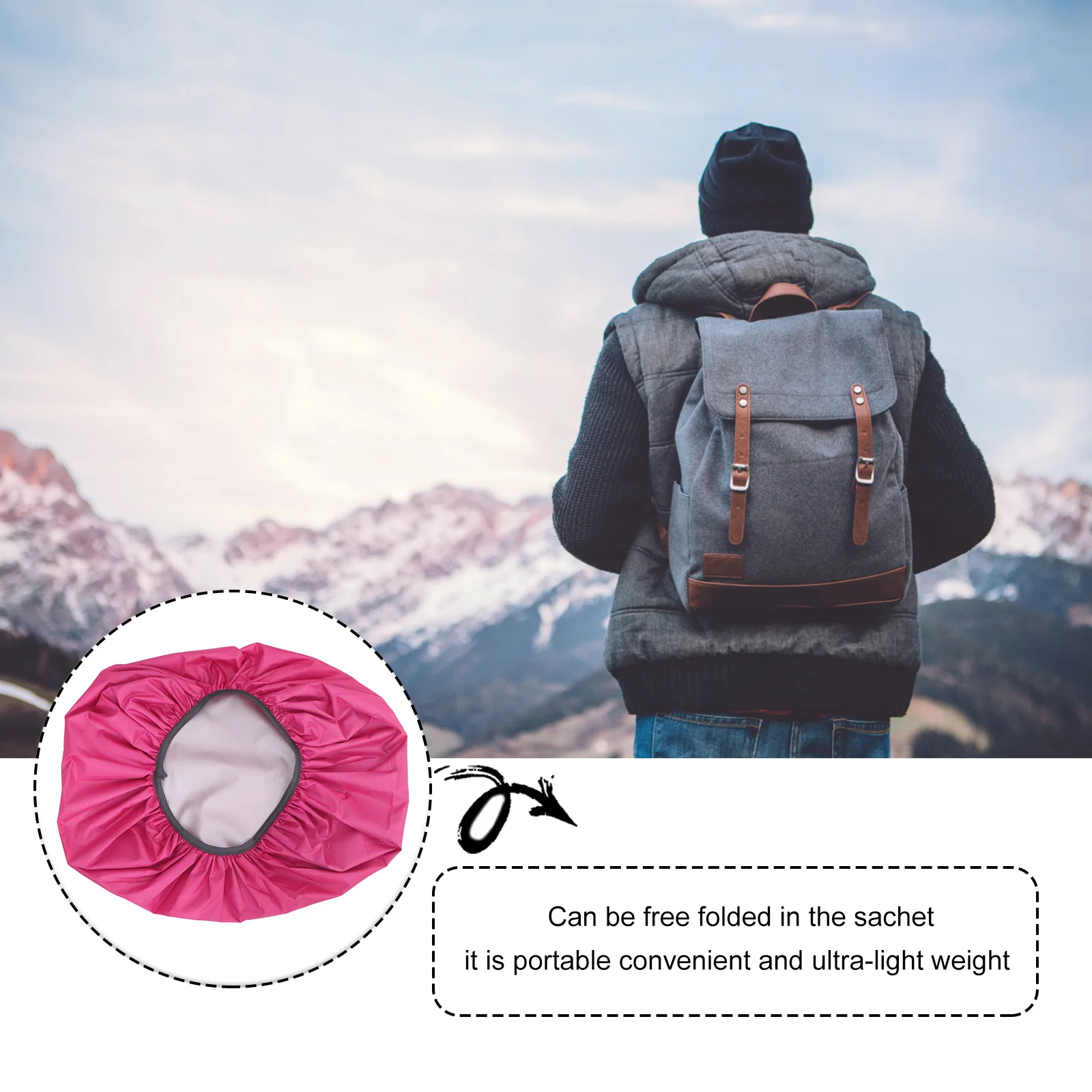 

Backpack Raincover Bookbag Waterproof for Covers Outdoor Hiking Mountaineering Backpacks