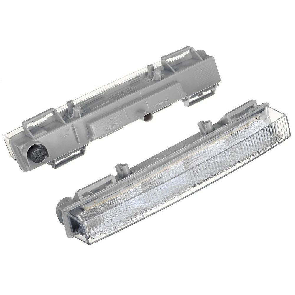 Stablize For Mercedes Benz W166 ML350 ML400 X204 GLK350 2012-2015 Car Front LED Daytime Running Light DRL Fog Lamp