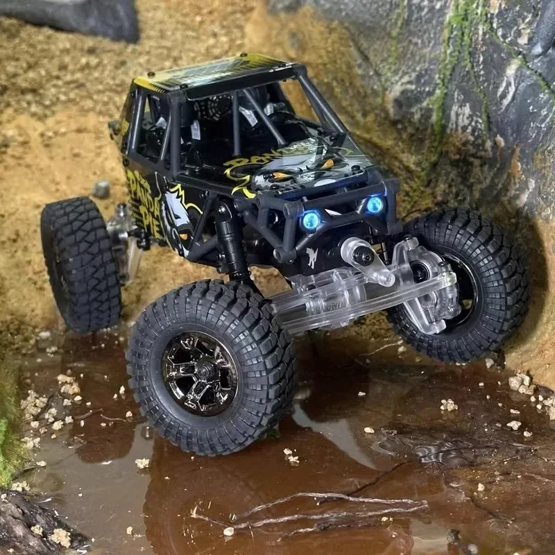 Fms Branded Remote Control Electric Brushless Rc Car 1/24 Scale Snow Leopard And Panda Models Off-Road Climbing Vehicle