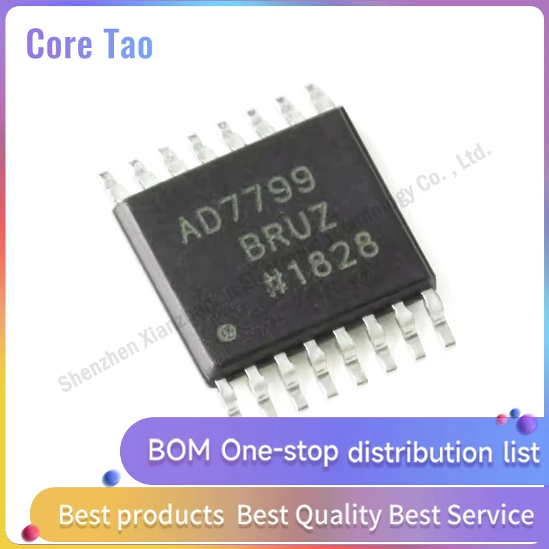 1pcs/lot AD7799BRUZ-REEL AD7799BRUZ AD7799 TSSOP-16 24-bit sigma-δ analog-to-Digital Converter (ADC)