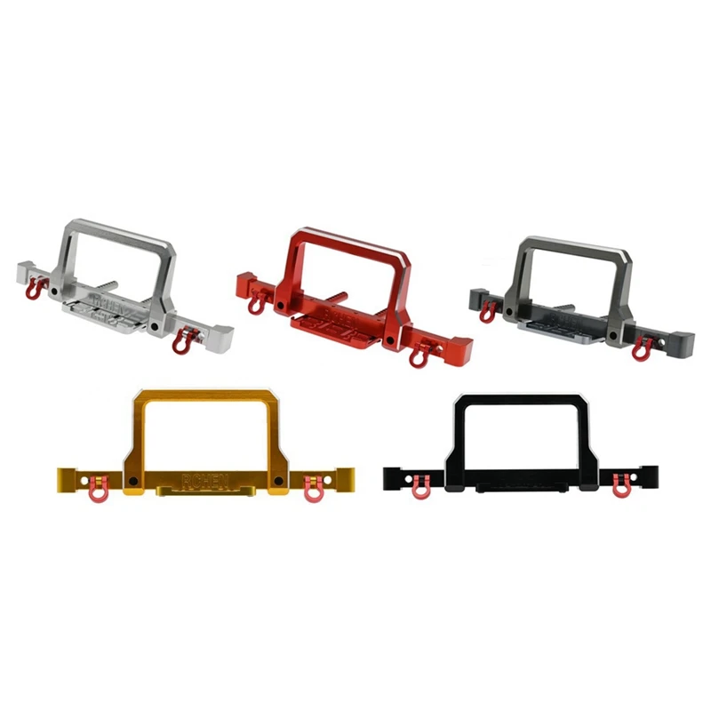 For MN999 1/10 Full-Scale 2.4G Four-Wheel Drive Climbing Car Guardian Front Bumper Metal Modified Accessories