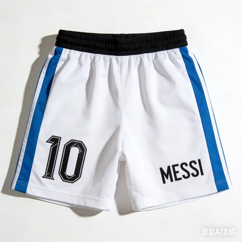 Nowy wzór na lato 2026 # 10 modnych, sportowych szortów Messi, szybkoschnące spodnie sportowe dla dorosłych i…
