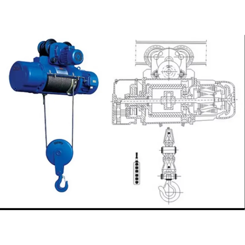 CD1 Wire Rope Hoist Electric Winch Crane