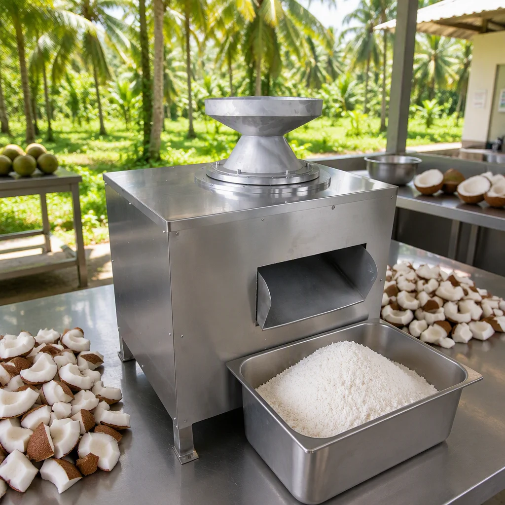 Large-scale Commercial Onion And Shredded Coconut Grinder; Industrial-grade Apple And Fruit Pulper; Sunflower Seed Crusher.