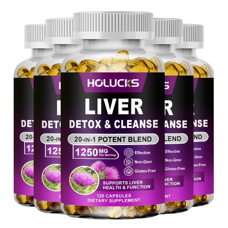 

Liver Detox & Cleanse Supplement with Milk Thistle & TUDCA, Supports Liver Health, Detox, Repair & Digestive Function for Adults