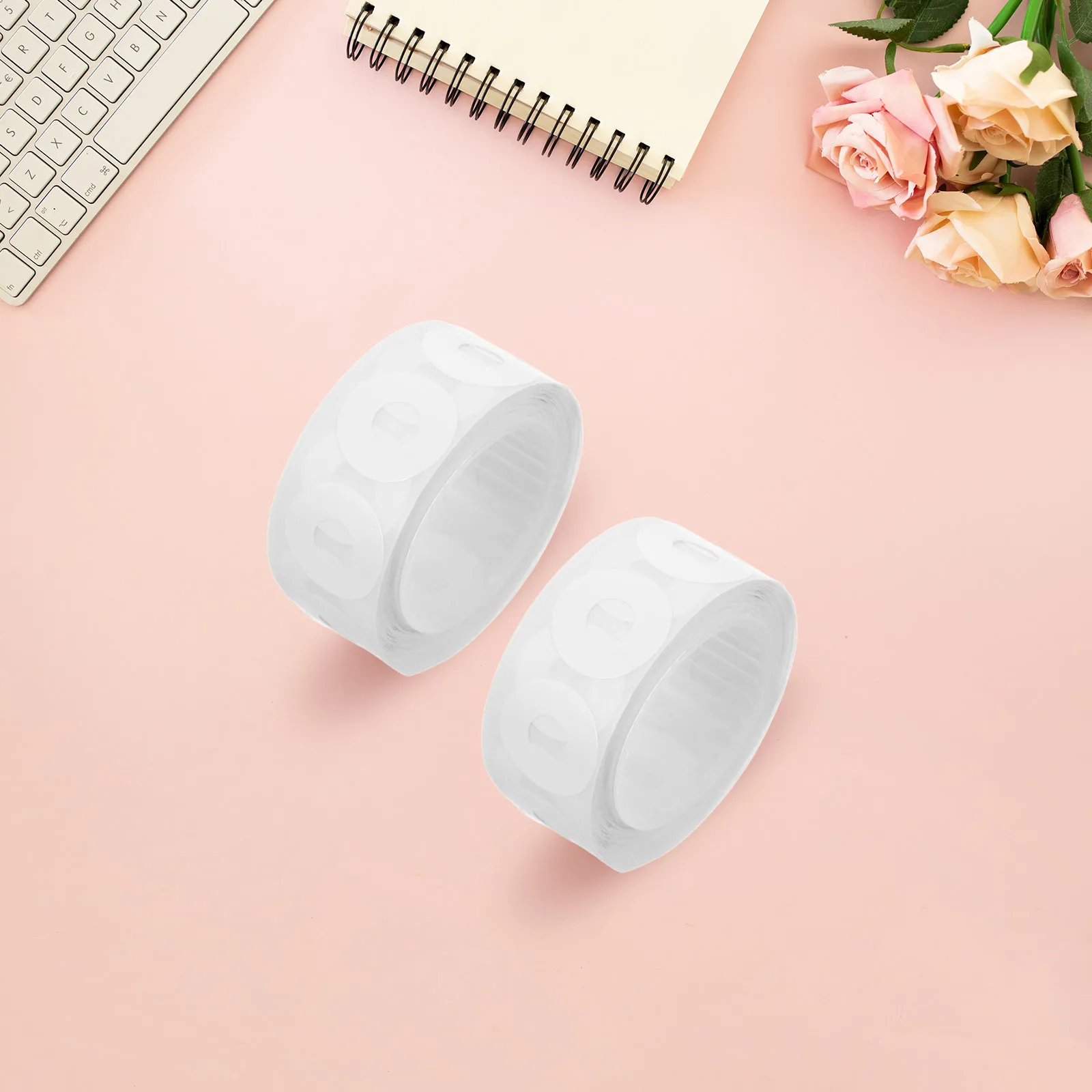 

500Pcs Hole Reinforcers PVC Self-Adhesive White Waterproof Page Protector Stickers for Paper Hole Repair Binder Reinforcement