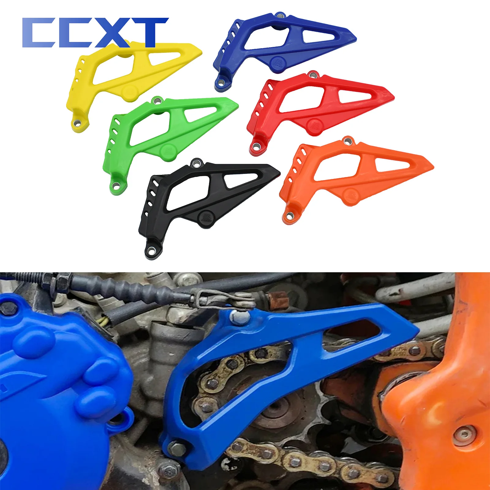 Front Sprocket Cover Case Saver Protector Chain Guard For Zongshen NC250 NC450 KAYO T6 BSE RX3 AVANTIS Enduro Motorcycle Parts