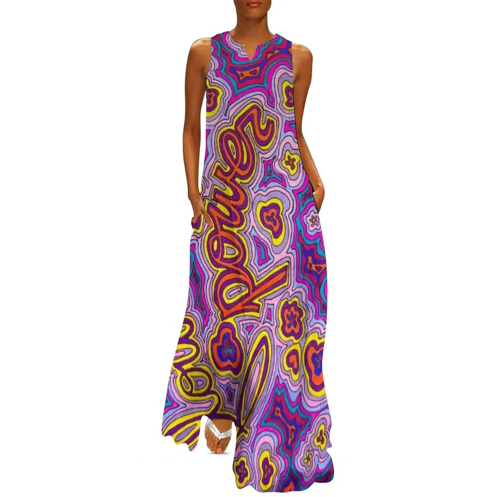 

Flower Power, ily Long Dress dresses with long sleeves dresses for woman 2025 ceremony dresses summer womens 2025