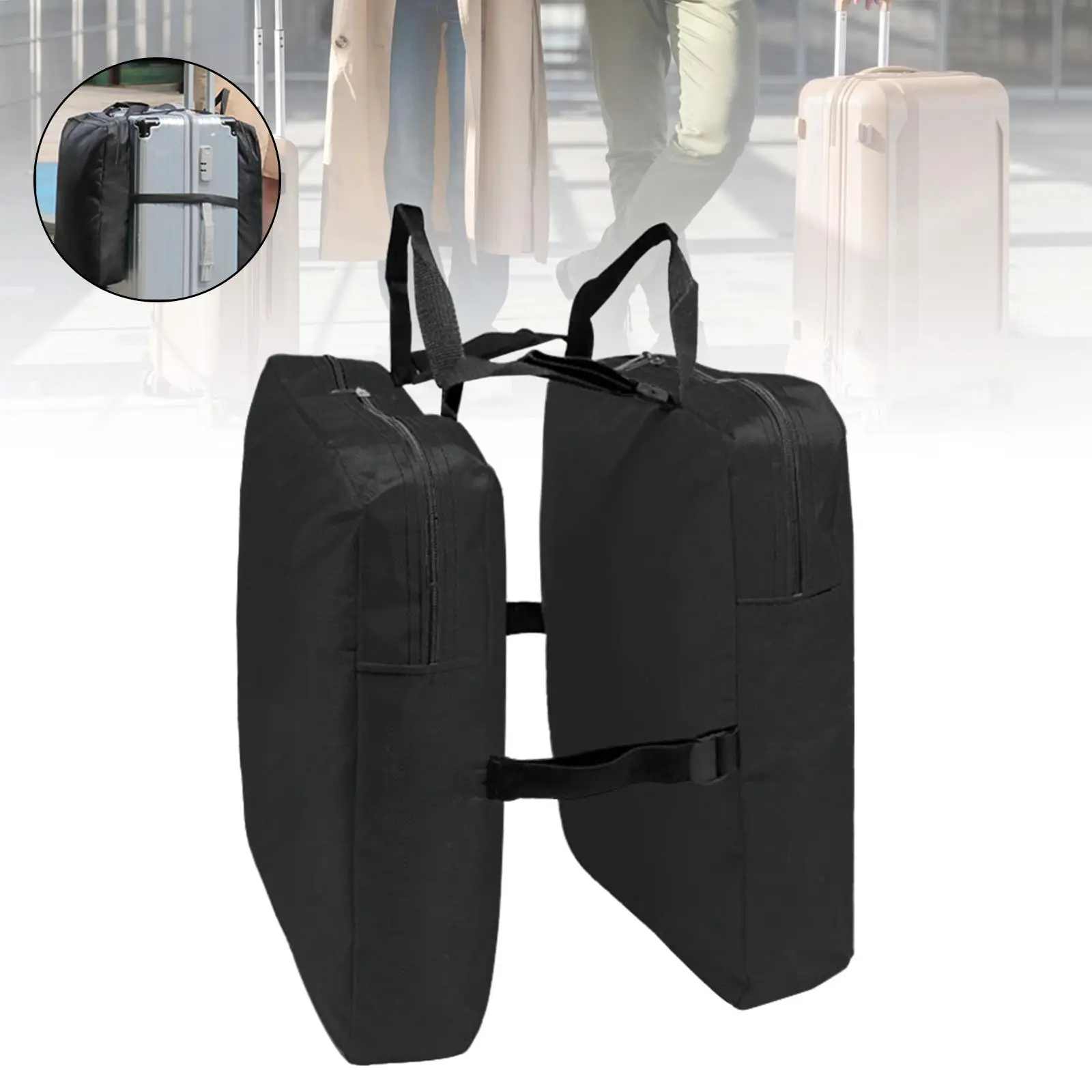 حقيبة أكسفورد لتنظيم حقائب الأمتعة المعلقة المقاومة للماء لحقائب تنظيم صغيرة ومجموعة حقائب سفر كاملة