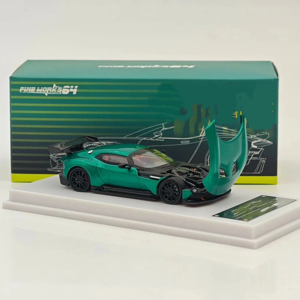 Fine Works64 1/64 Vulcan Collectible Diecast Model - Open Hood, Metal Base, 999 - Unit Limited, 14+