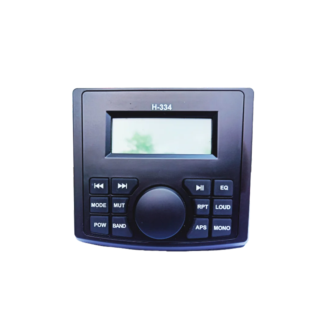 

STLF Marine Nautical BT MP3 Player Receiver Waterproof Accessories for Boats Road Vehicles Golf Cart Go Kart Motorbikes-12V