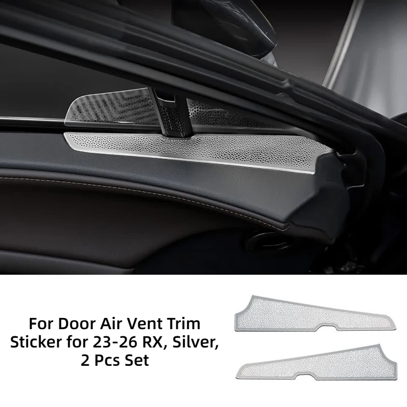 For Door Air Vent Sticker & Speaker Cover Interior Modification Accessories Fit Lexus RX350h / RX450h+ / RX500h