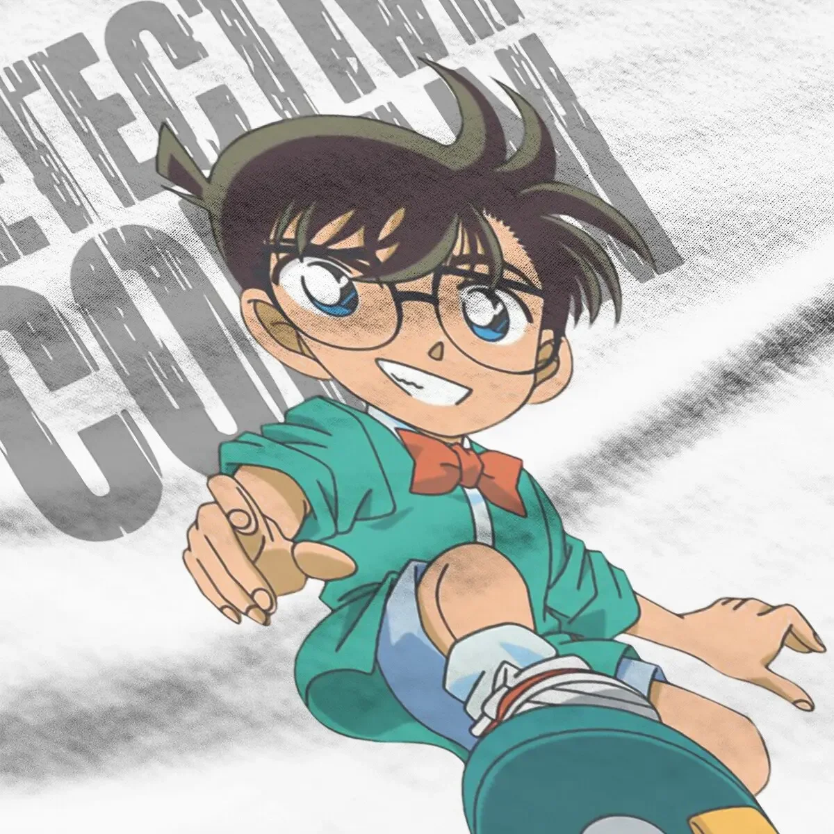 Anime Detective Conan Skateboard Tshirt Graphic Girl Tops Vintage Fashion Summer Clothes Fibre Harajuku T Shirt