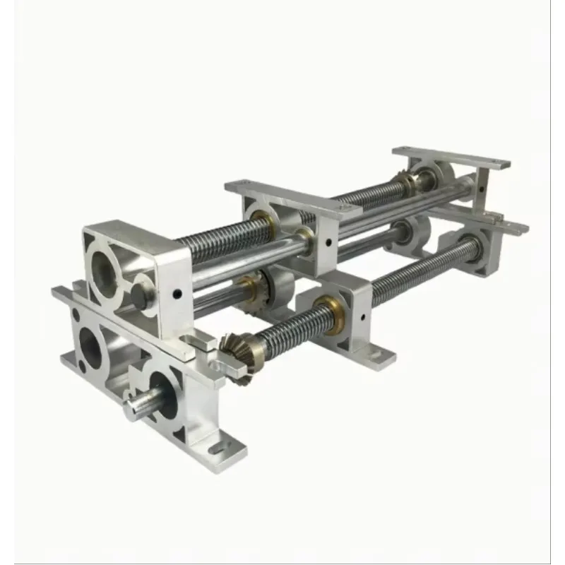 Production line conveyor belt guide rail adjustment kit electronic assembly production line manual bevel gear width adjuster