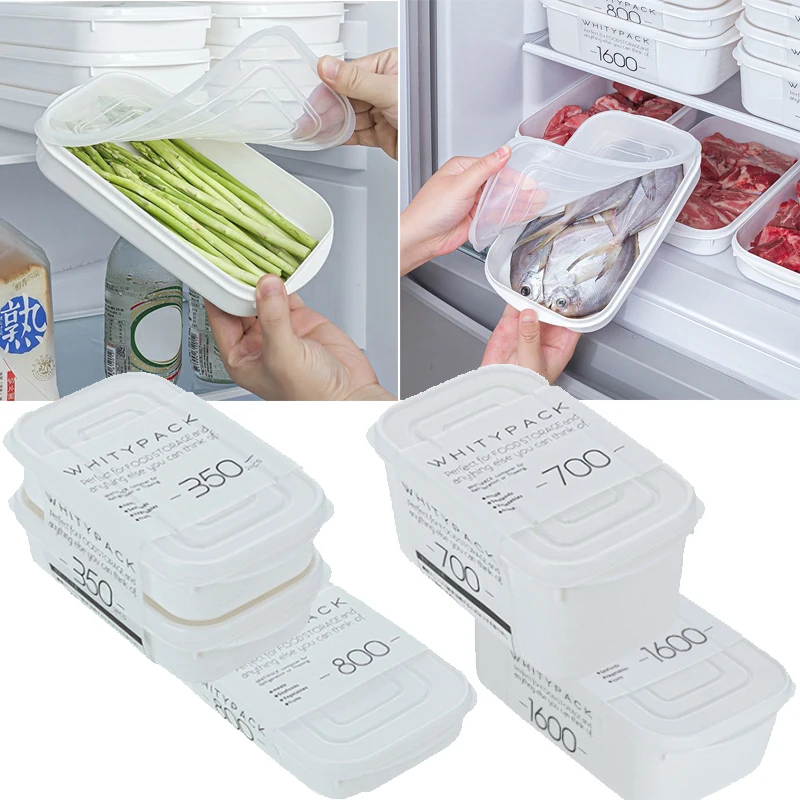 Frozen Meat Packaging Box Food Grade Refrigerator Storage Fruit Vegetable Preservation Prepare The Dishes Divided Box