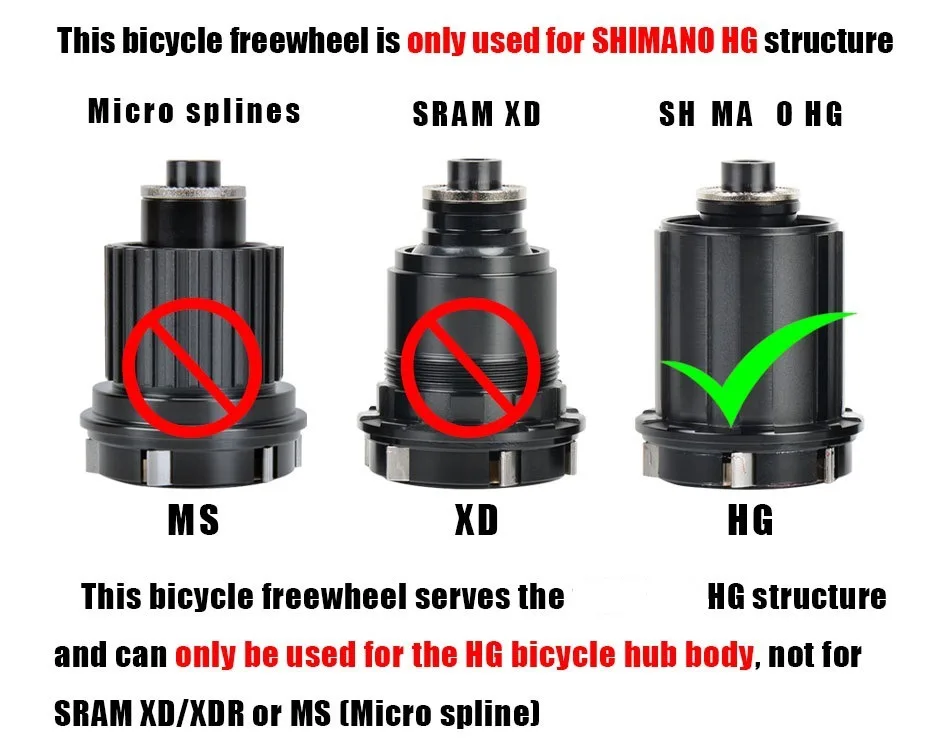 GOLDIX 11-Gang-Kassette hg für Shimano 11 40t 42t 46t 48t 50t 52t Kassette 11-Gang ultraleichte Hohlkassette für Mountainbikes – Detail 2