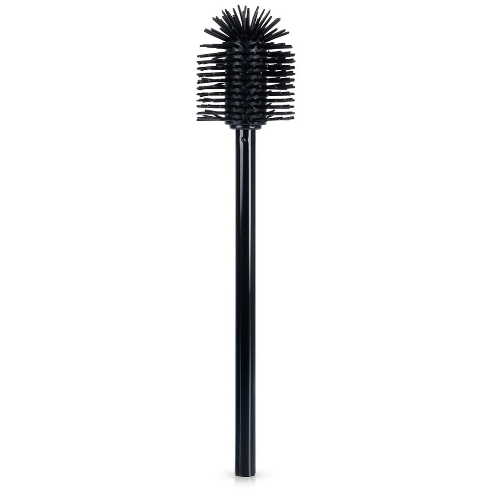 Toiletborstel Siliconen zwart reserve 35cm