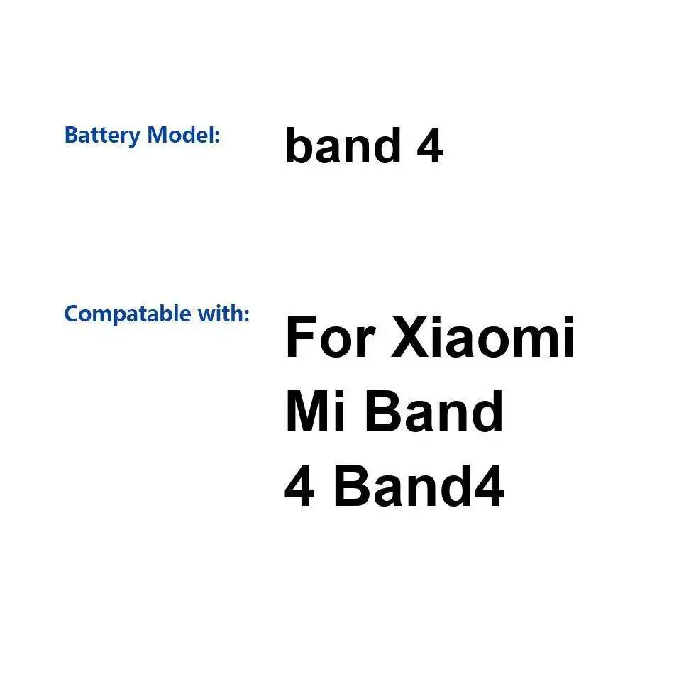 Аккумулятор для часов с длительным сроком службы 75-231 мАч для Xiaomi MI Band 1, 2, 3, 4, 5, 6, 7 BAND7 8 BAND8 Pro Аккумулятор для часов с длительным сроком службы 75-231 мАч для Xiaomi MI Band 1, 2, 3, 4, 5, 6, 7 BAND7 8 BAND8 Pro