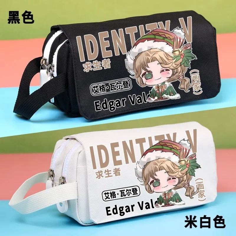 Juego Identity para niños, juego de cartas, carné, Anne, Canton, Purfumer, Demi Bourbon, Etc. Estuche de lápices de lona con estampado de dibujos animados Unisex, regalo de Anime Simple