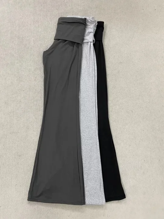 Damen Y2K Hose mit hochgekrempelter Taille, ausgestellter Beinform, in Pink und Schwarz, Farbblock-Design, hohe Taille, schmal geschnitten, Stretch, Streetwear, Bootcut-Hose – Detail 6