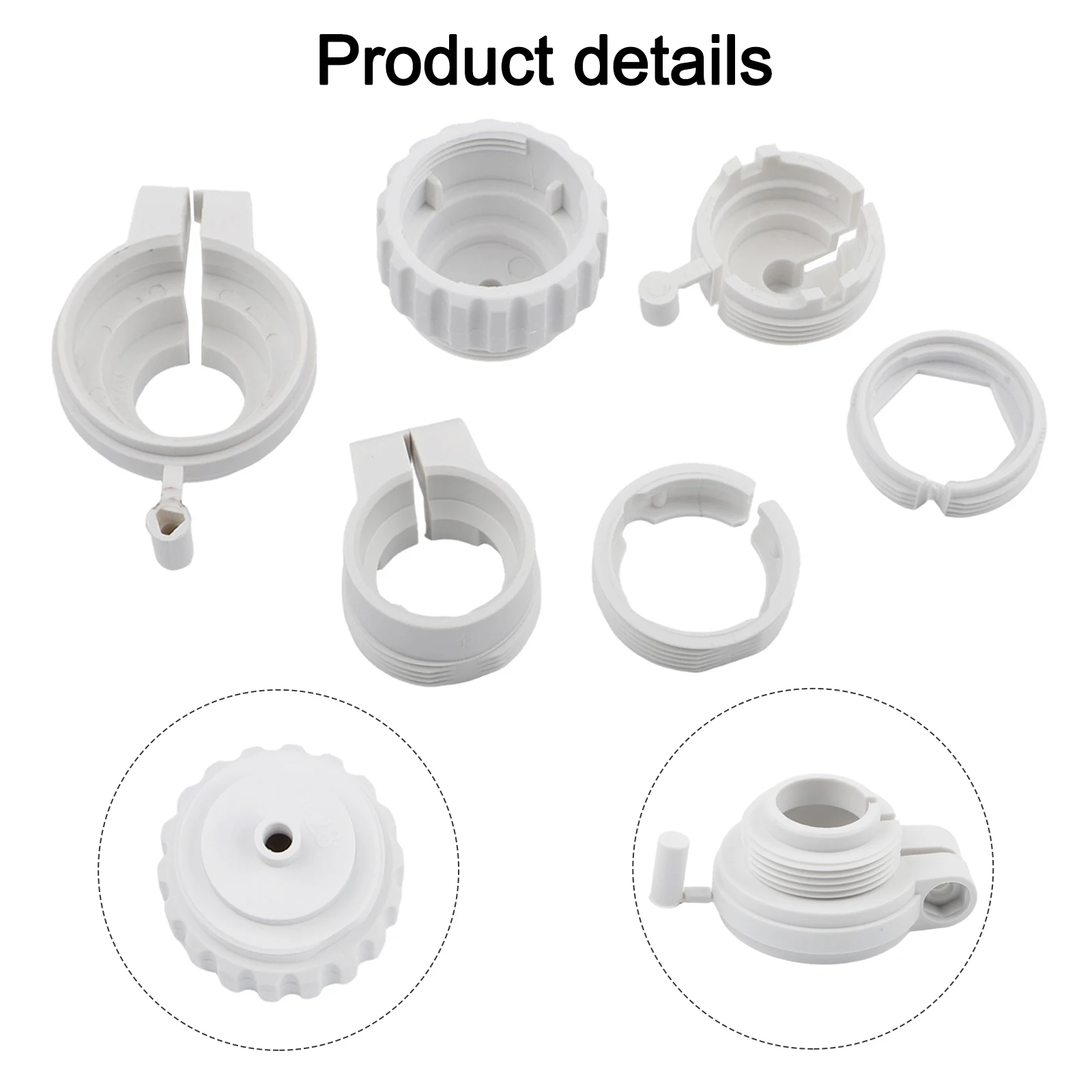 DIY Installation Heating Valve Adapter Adapter Set For Radiator Valves Comprehensive Set Of 6 Rings Enhanced Functionality