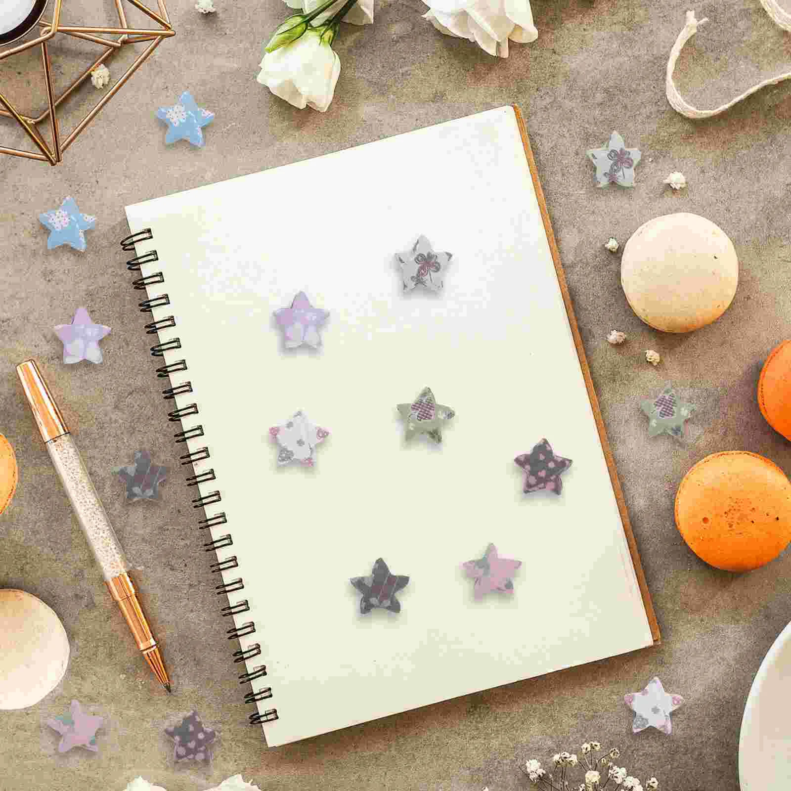 540 Pcs Decorative Star Strip Children Stars Paper Origami for Crafts Hand Strips Party