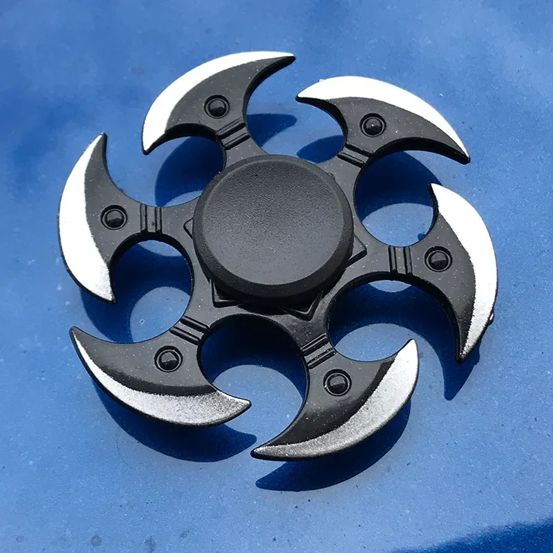 Ninja Fidget Spinner Metallo Telefono cellulare Serie di giochi Mano Spinner Sollievo dallo stress Giocattoli Hobby per adulti Autismo Creatività Regali