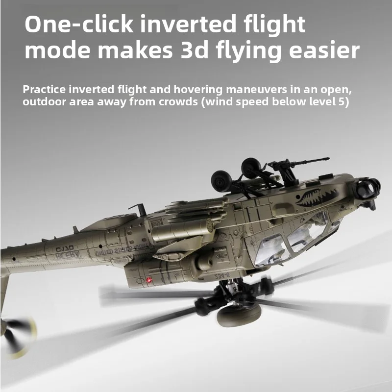 RC ERA Apache C170 Brushless Stunt Helicopter Remote-Controlled Model Aircraft with Optical Flow And Laser Positioning System