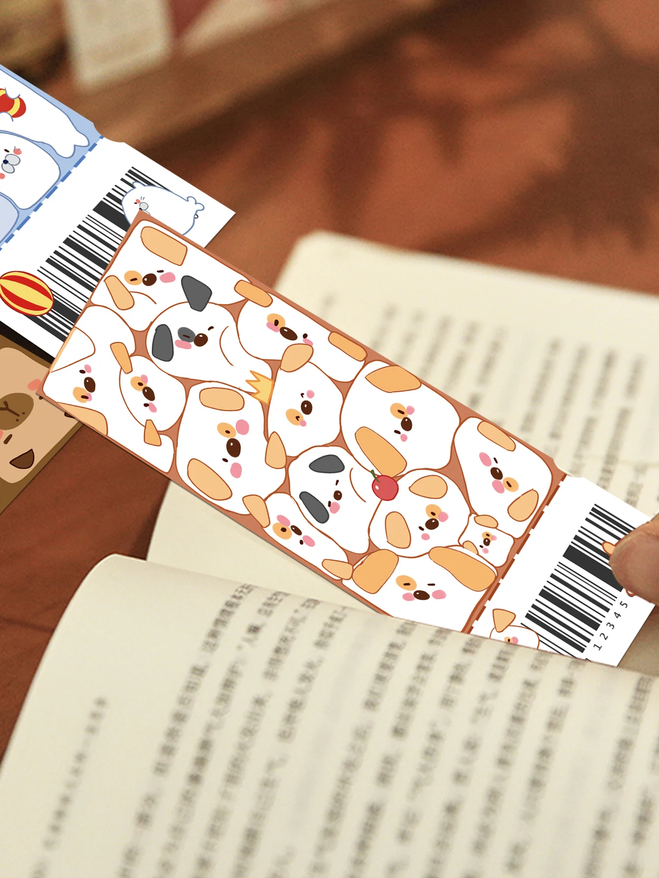 30pcs animal bookmarks cartoon cute decorations Reading books marking paper tickets Bookmarks student supplies ticket stub cards