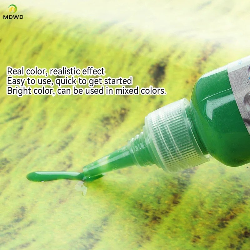 50ml Ondulazione artificiale Fiume Effetto acqua Diorama Accessori Cascata Materiale per la produzione Bambole Paesaggio del lago Paesaggio acquatico Decor Albero