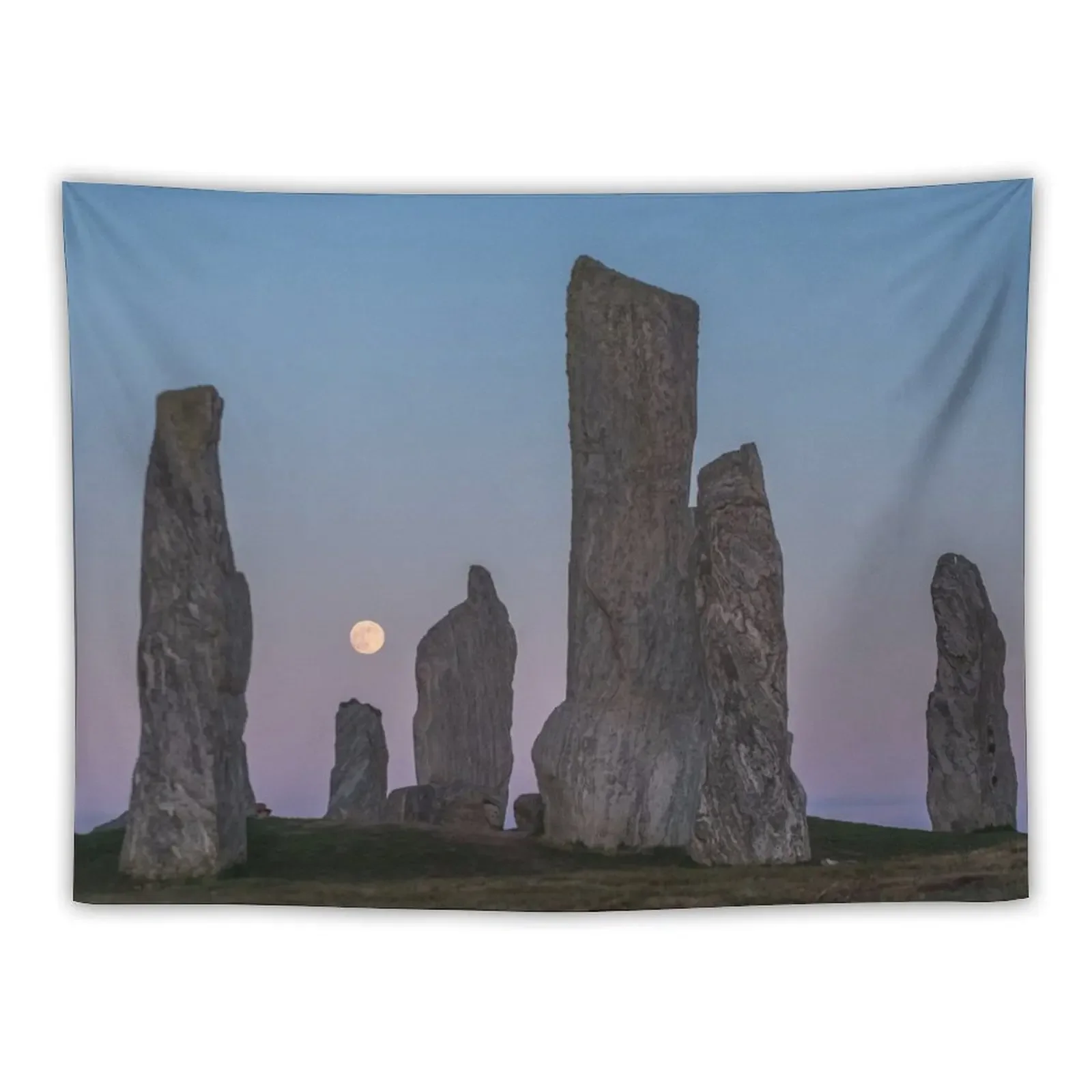 

Callanish and full moon rising Tapestry Wall Decoration Home Supplies Tapestry