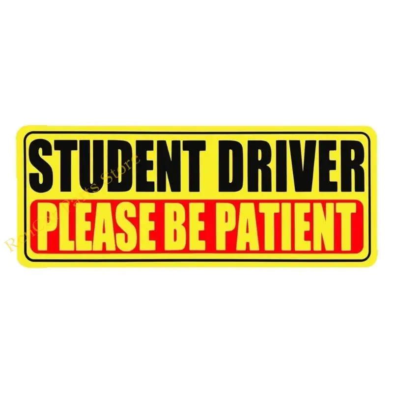 

Reusable Reflective Bumper Magnets New Driver Warning Labels For Vehicle Types