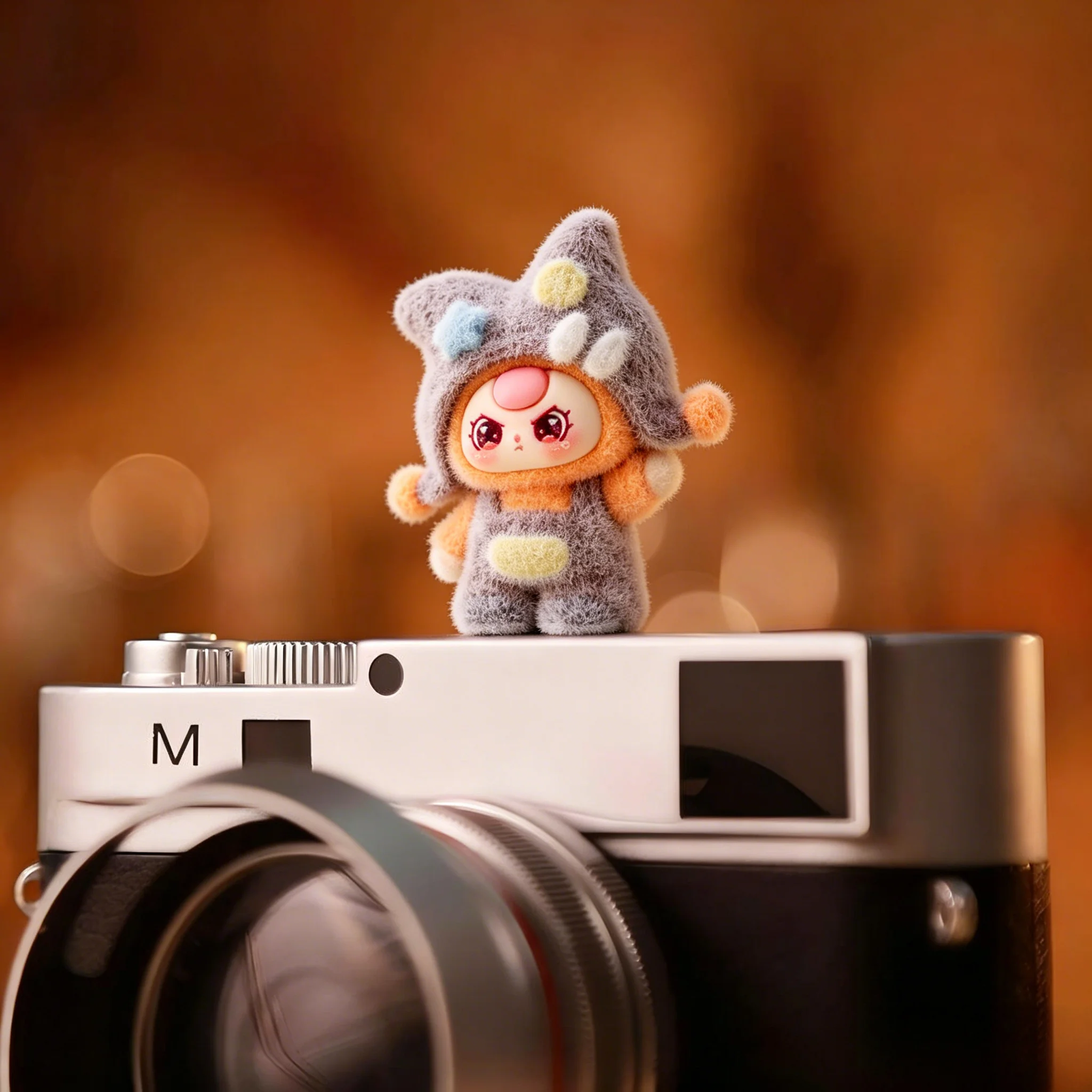 Cute Mini Collectible Figures Hot Shoe Cover for Leica Q2 Fuji X100V X-T5 Sony ZV-1 Canon EOS R5 Nikon Z5 Camera Accessories view 5