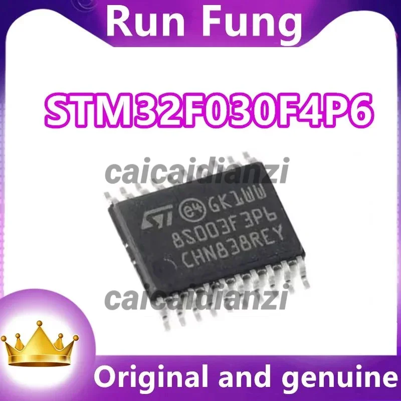 50-10Pcs/Lot  New Original STM32F030F4P6 STM32F030  MCU Microcontroller IC 32-Bit 48MHz 16KB (16K x 8) FLASH TSSOP-20