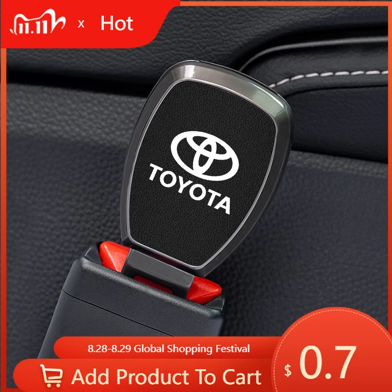 

Fot Toyota 2026, новый автомобильный зажим для ремня безопасности, удлинитель, замок ремня безопасности, пряжка, заглушка, автомобильные аксессуары для Toyota chr Corolla Camry ra