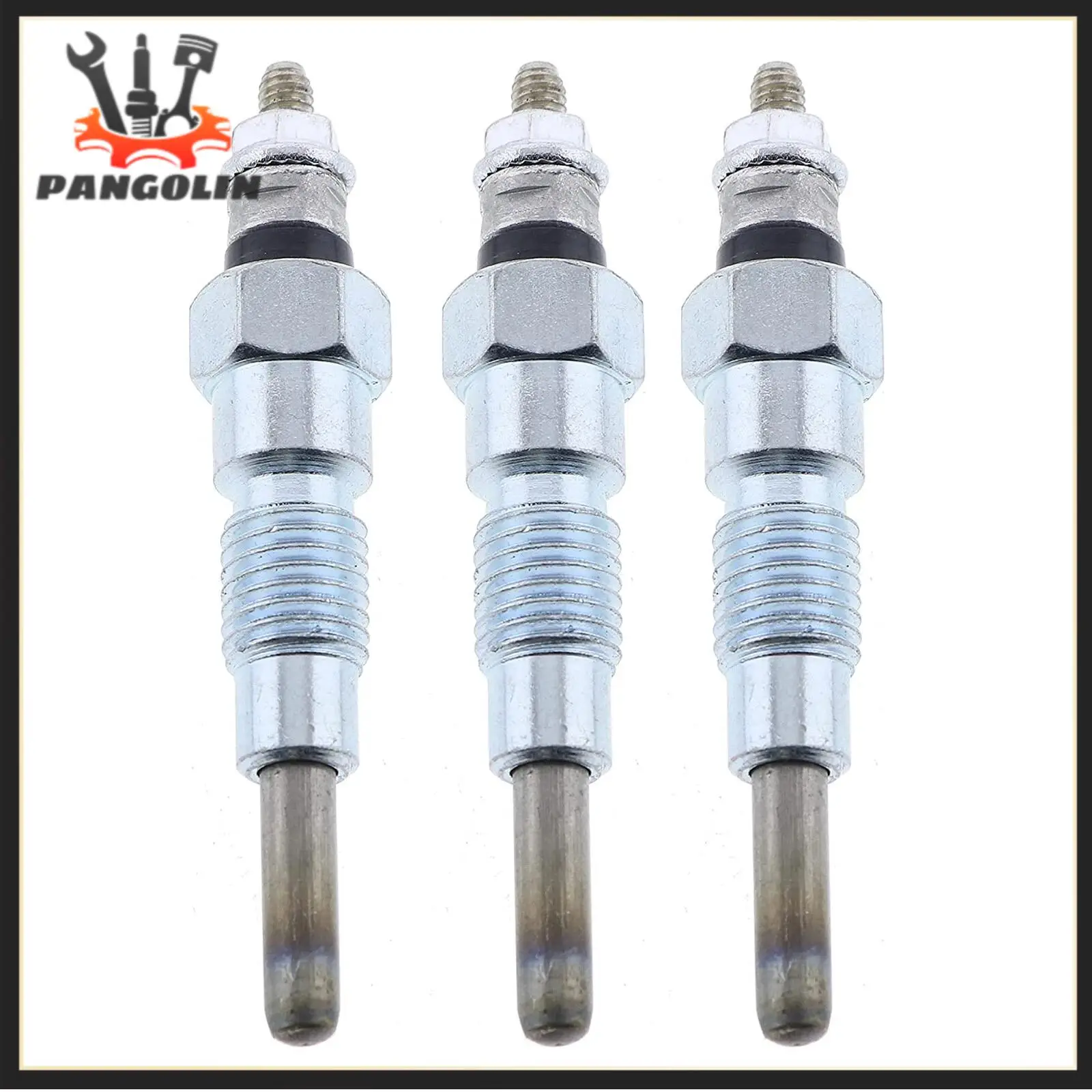 

3Pcs Glow Plugs M87919 AT110814 For John Deere 330 430 455 X495 X595 655 755 Yanmar 3TN66C 3TN66UJ 3TNA72UJ 3TNA72UJ3 3TNE74
