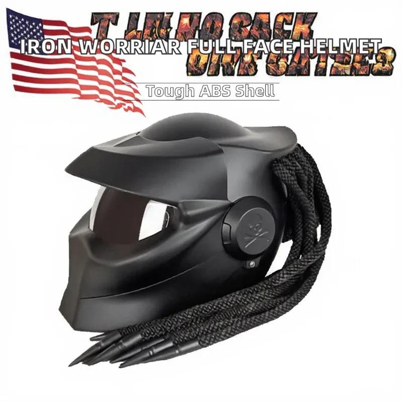 Airo Iron Worriar ABS Foam Full Face Motorcycle Helmet New All Seasons 3 Months Warranty Sizes M-L-XL Factory Direct Sale