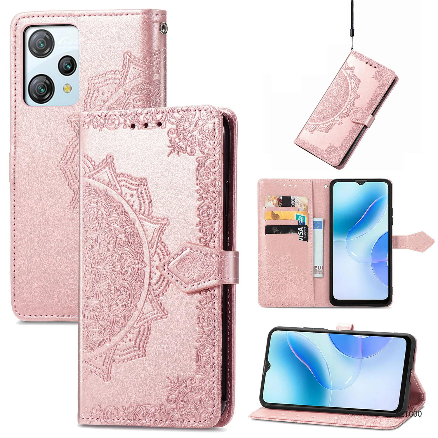 Fundas Leather Sheath for Blackview A85 A52 A95 A55 A53 Pro A 53 85 52 95 55 A53Pro Anti-fall Phone Case card slot Wallet Clip