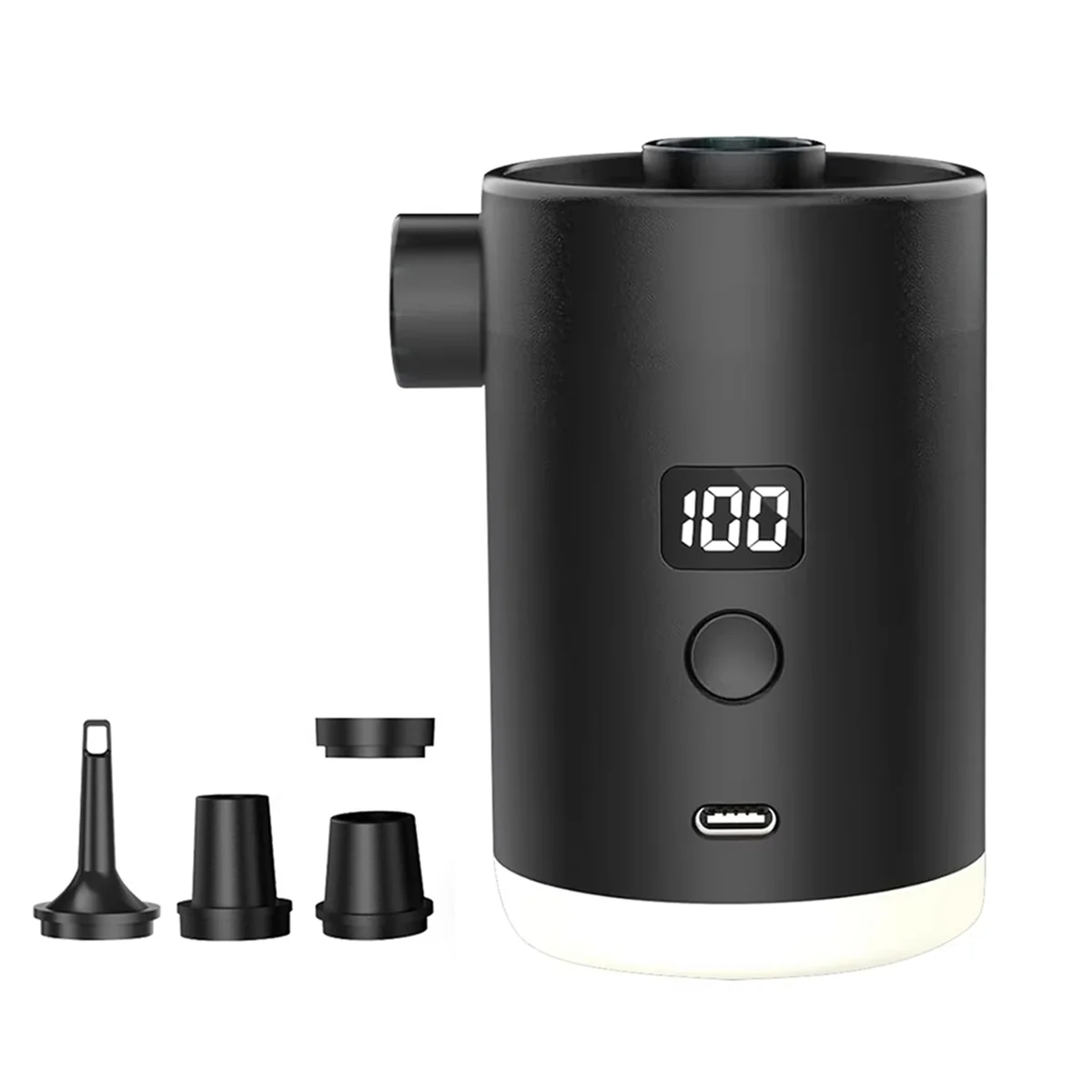 Outdoor Portable Camping Air Pump Charging and Pumping Dual-Purpose Air Mattress Swimming Ring Electric Inflator