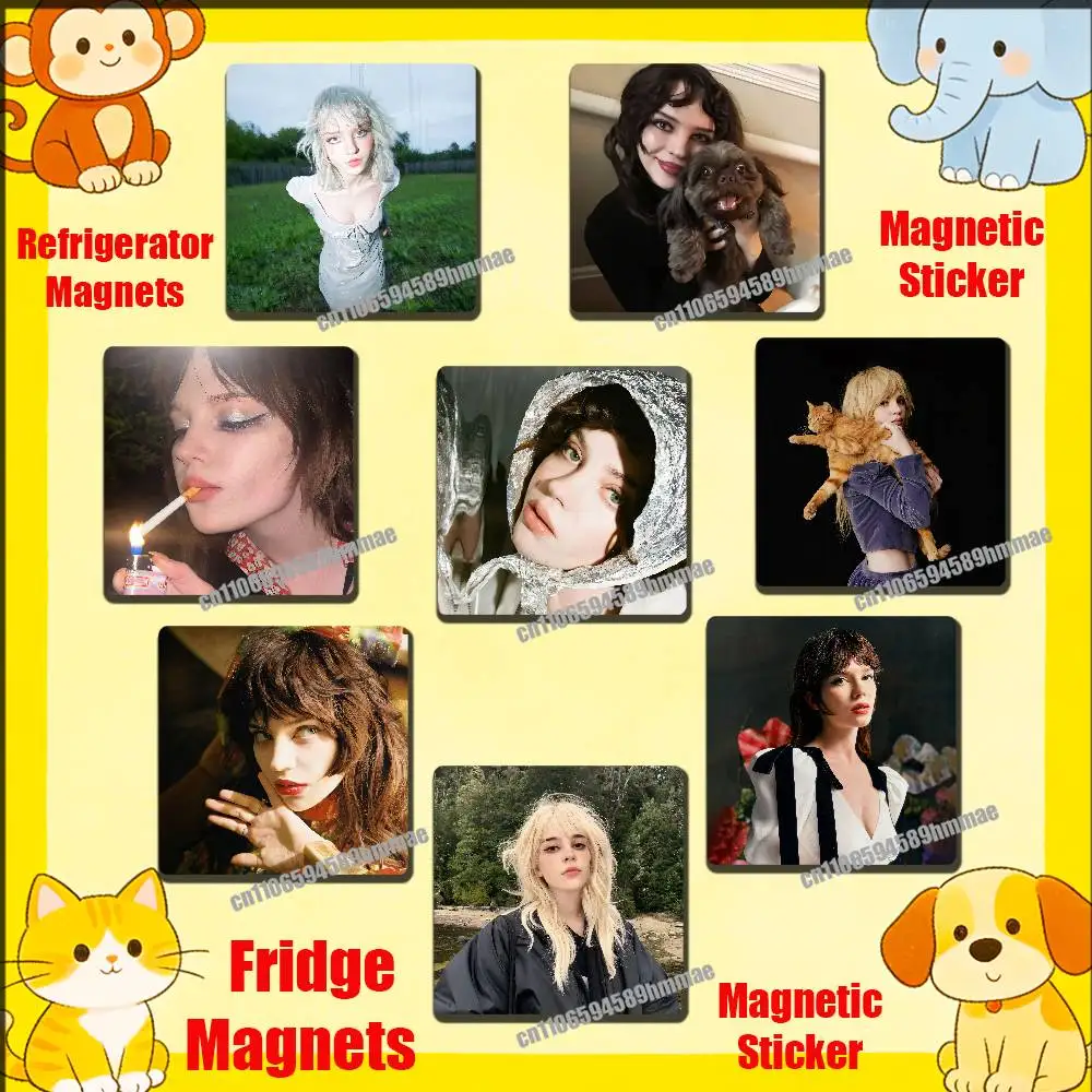 

For S-Sophie Thatcher Fridge Freezer Refrigerator Magnets Metal Cabinet Magnetic Sticker Cover Home