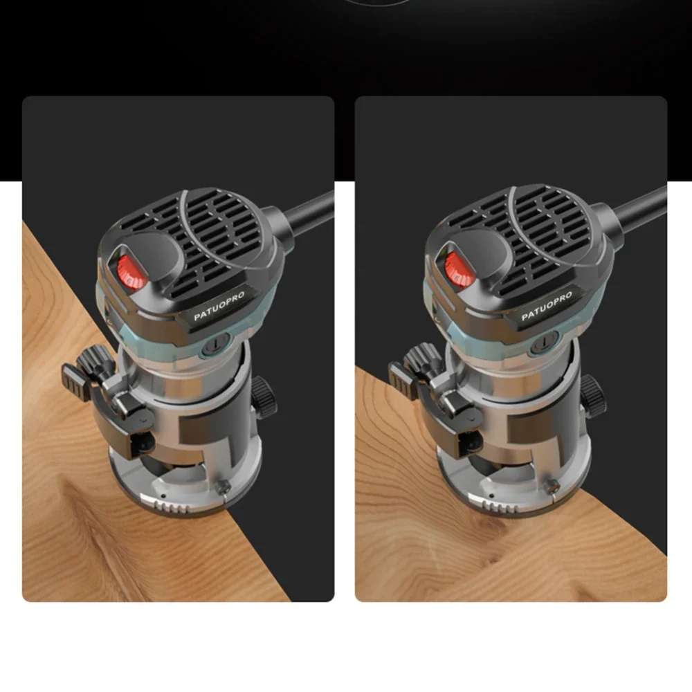 Conjunto de ferramentas de roteador aparador elétrico 710W para carpintaria fresadora laminada ferramentas elétricas (sem estoque na China)