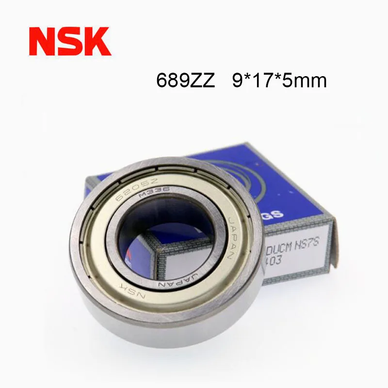 Origin Japan NSK Bearing 689ZZ Bearing 5/10PCS 9x17x5 mm ABEC-7 Miniature 689Z Ball Bearings 618/9ZZ 689 Z ZZ