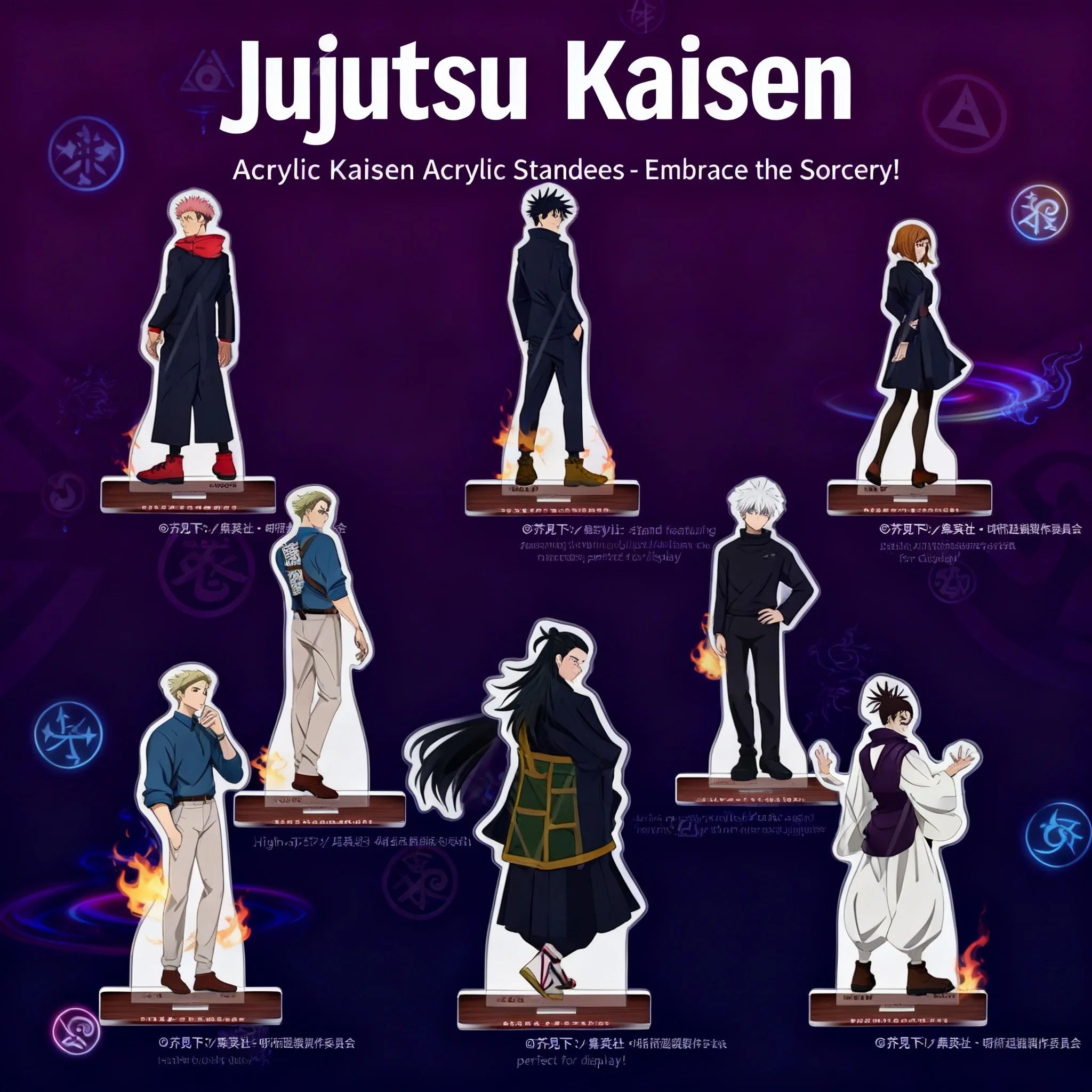 

Jujutsu Kaisen Season 2 Acrylic Stand Gojo Satoru Geto Suguru Fushiguro Megumi Itadori Yuji Kugisaki Nobara Anime Figure