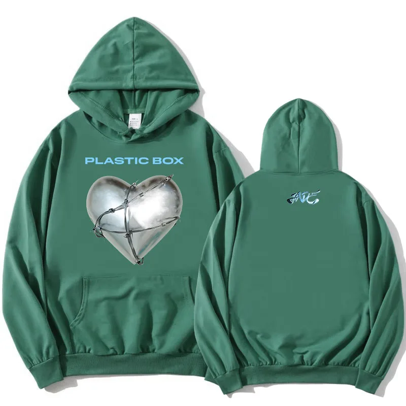 Jade Plastic Box Hoodies THAT'S SHOWBIZ BABY! Letter Printing Sweatshirts Winter Fleece Male Hooded Pullovers Streetwear Women