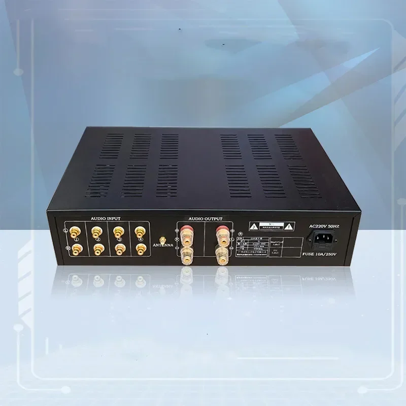 

AC220V 600W 2.0 Channel Bluetooth 5.0 USB Input Remote Control Fever Hifi Pure After-stage Audio Amplifier Stage Home Theater