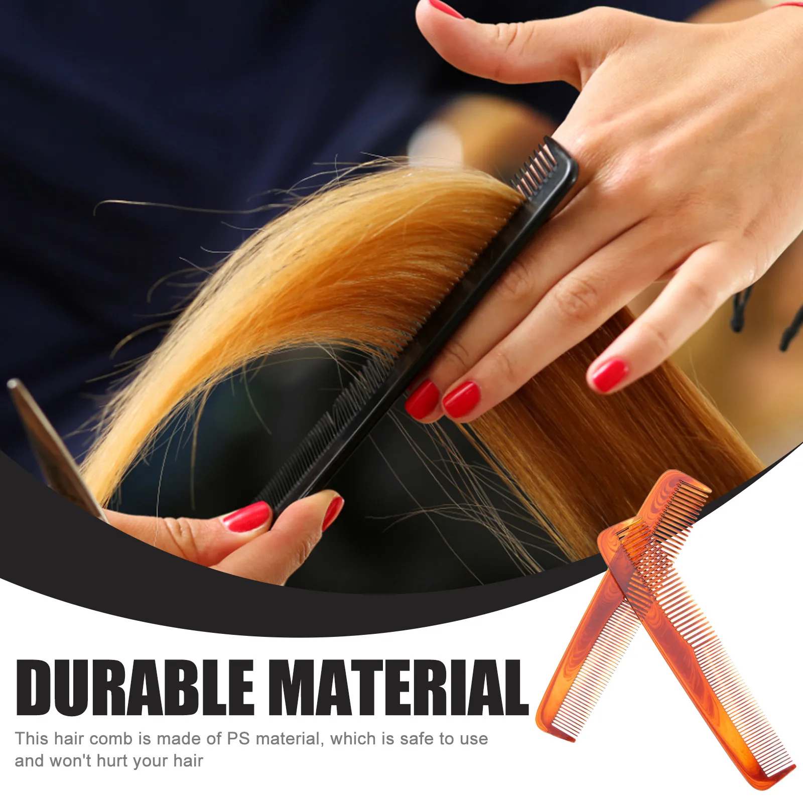 

Набор из 6 расчесок для распутывания волос: карманные, для салона и дома, гладкие, прочные, парикмахерские, для укладки, портативные, для влажных и сухих волос