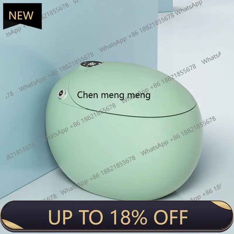 

Z189 Shape Green Color Smart Toilet One Button Flush Toilet Bowl F185