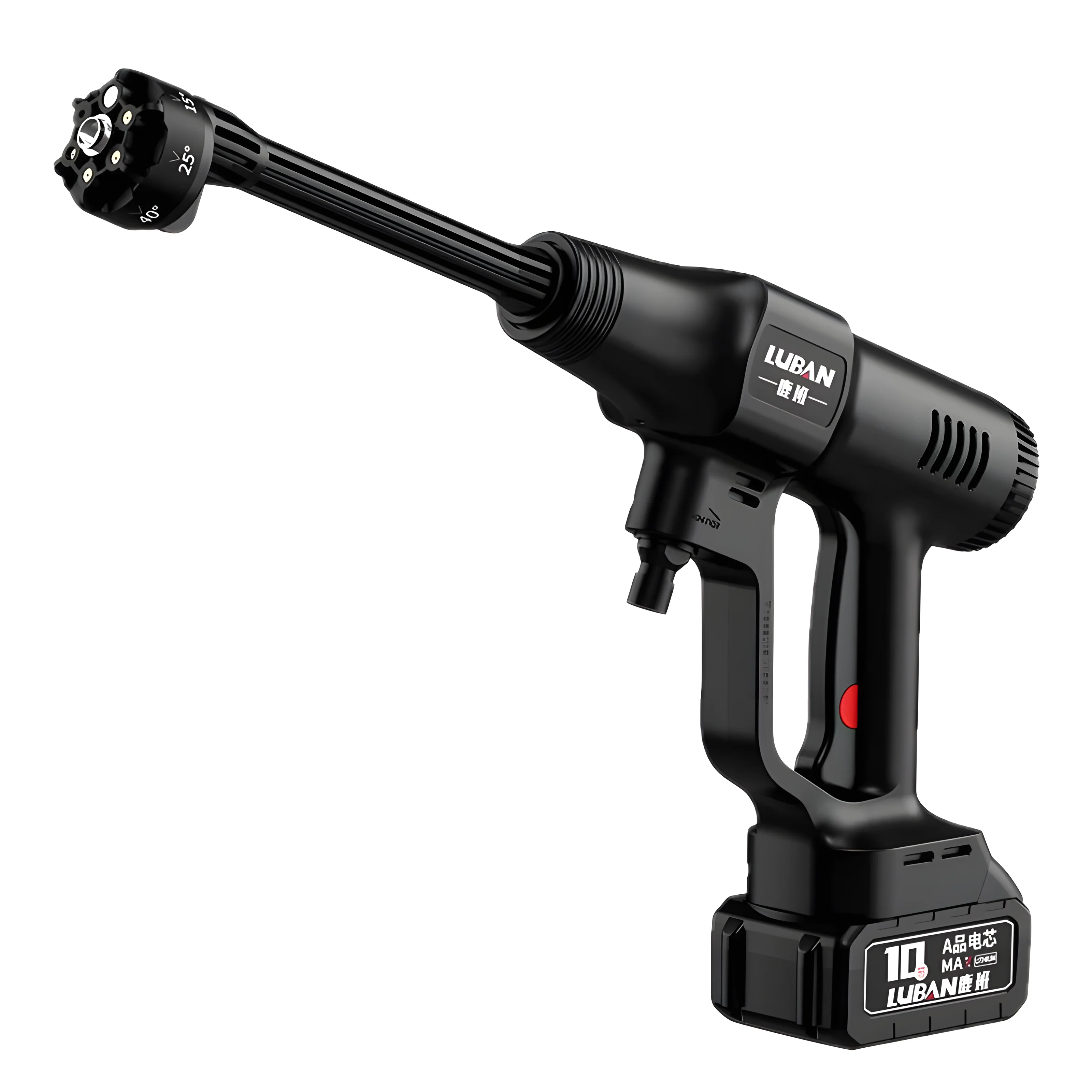 

Rechargeable Electric Pressure Washer - 1.2MPa High Power - 7-9m Spray - ABS Nozzle for Car & Garden