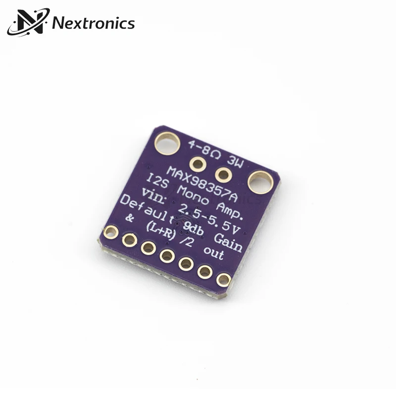 1/3/5PCS MAX98357A I2S 3W Class D Audio Amplifier Module DAC Decoder Breakout Board for Raspberry Pi ESP32 view 5