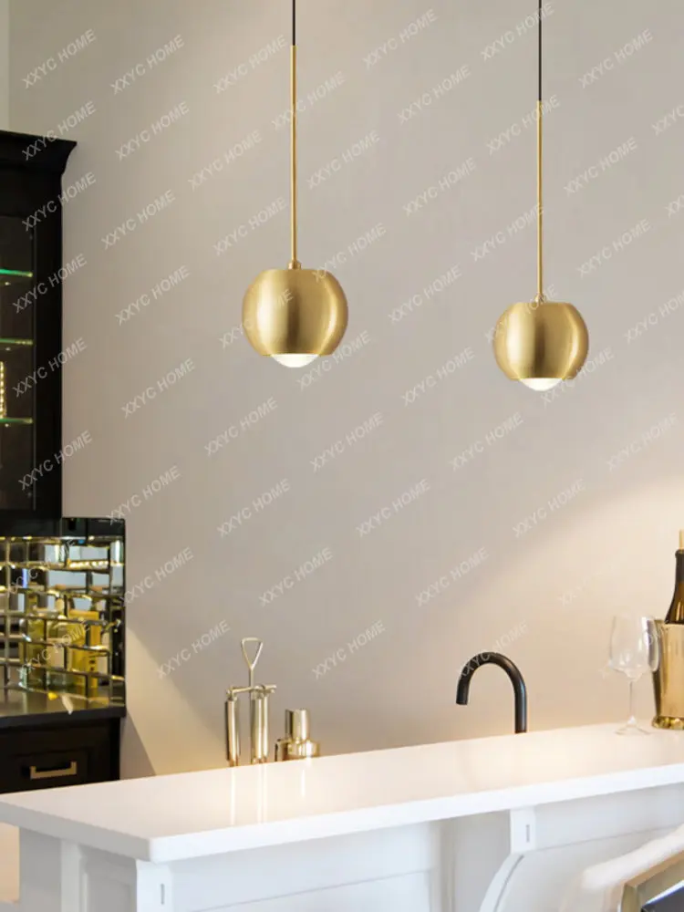

Modern Gold Chandelier Light Luxury Simple For Bedroom Bedside Restaurant Bar Long Line Small Chandelier